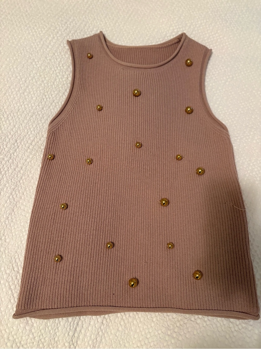 Women’s Knit Sweater w Gold Accent